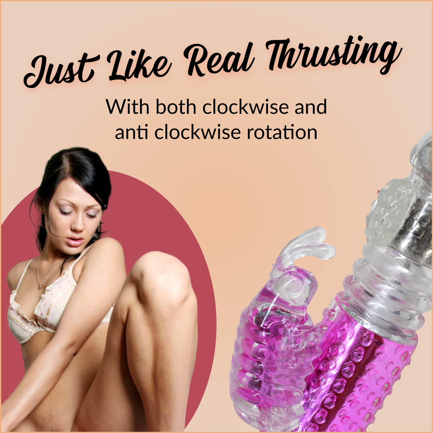 Rotating Rabbit Vibrator - G Spot Stimulator - Clitoris Vibrator