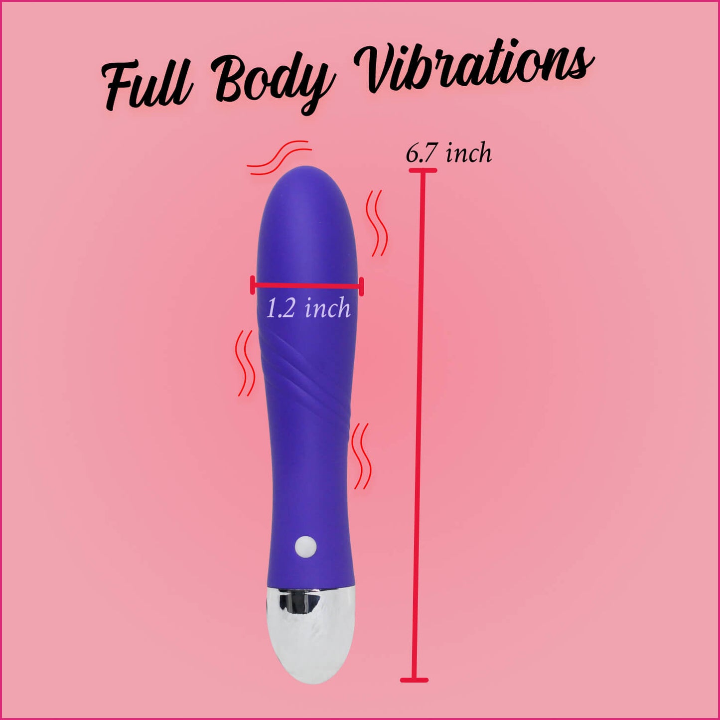 Silent Vibrator - Spear Vibrator - Quiet Adult Toy