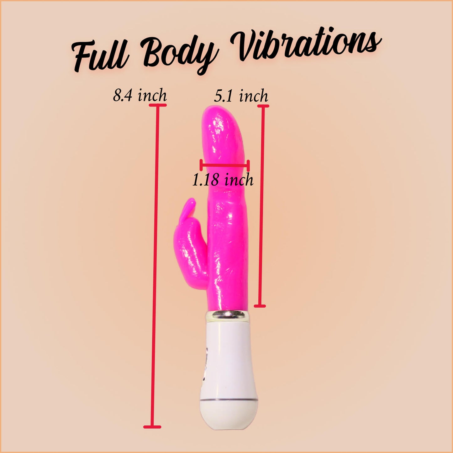 Multi Speed Flexi Rabbit Vibrator - Rabbit Vibrator - Flexible Design