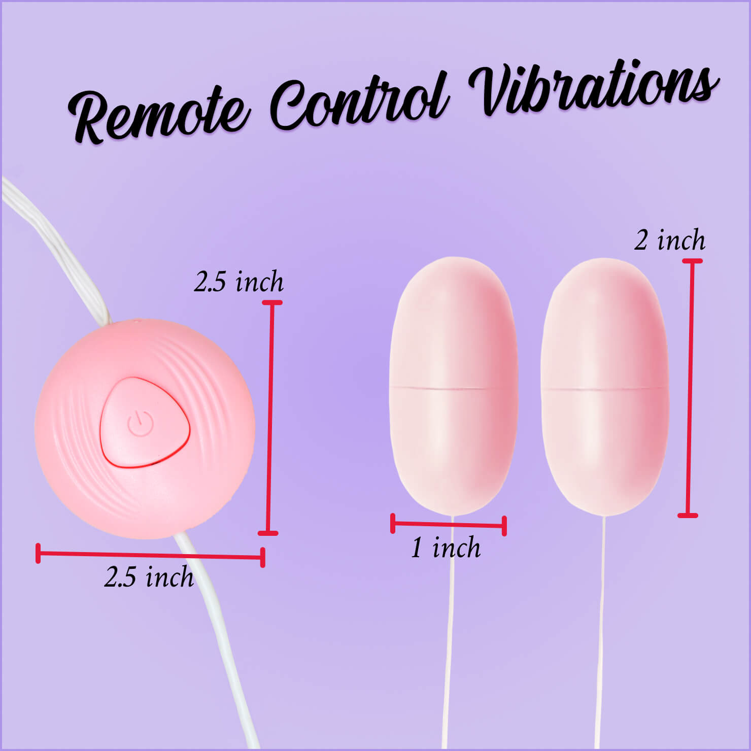 Double Vibrating Egg - Anal and Vaginal Vibrator - Dual Stimulation Toy