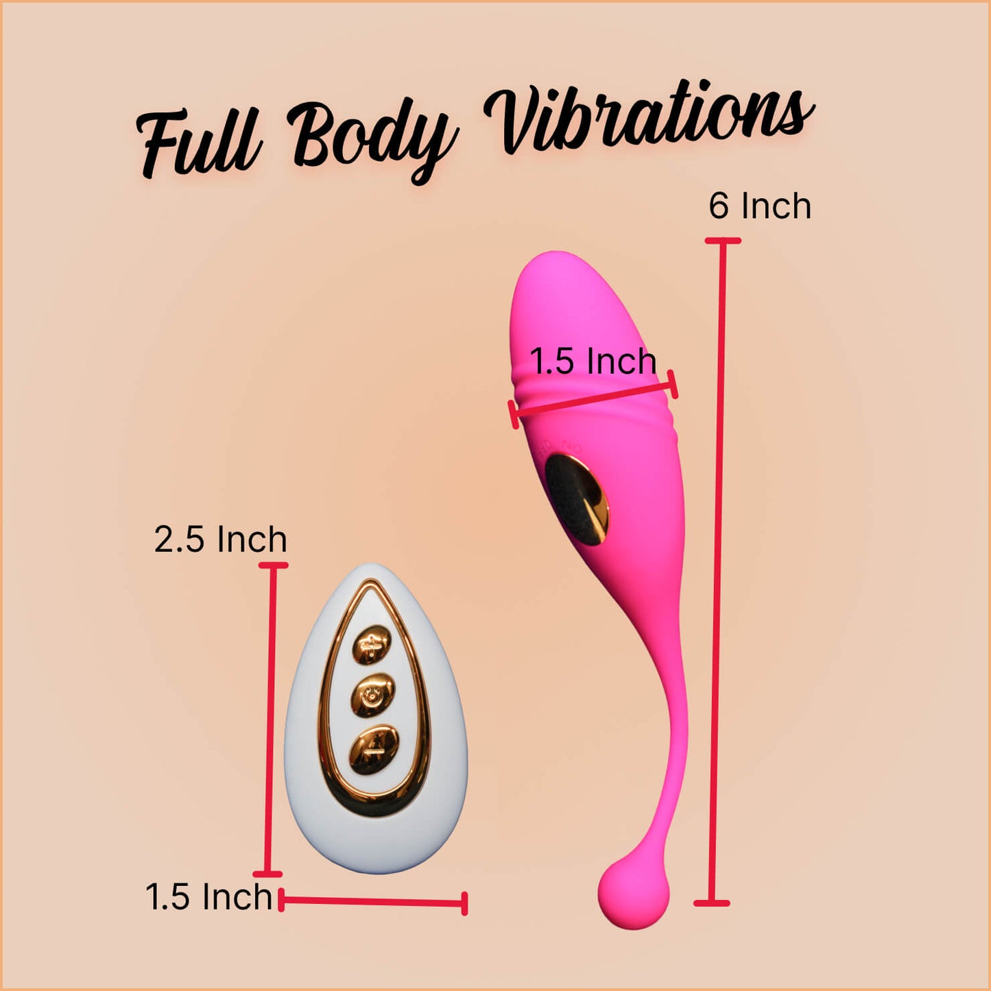 Remote Controlled Vibrating Fish Egg - Dual Vibrating Egg - Hands-Free Toy