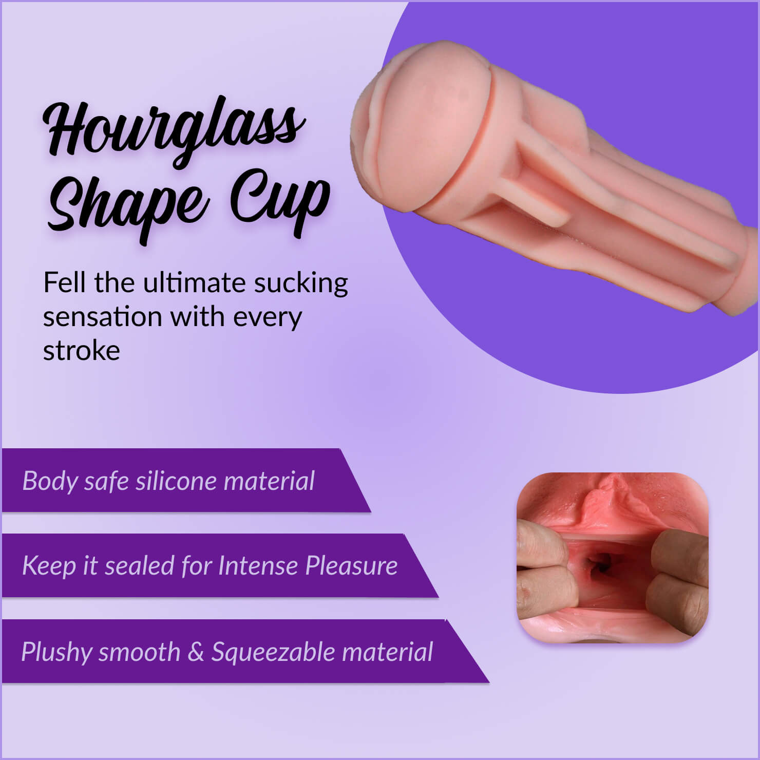 Hands Free Stroker - Fleshlight Stroker - Automatic Male Masturbator