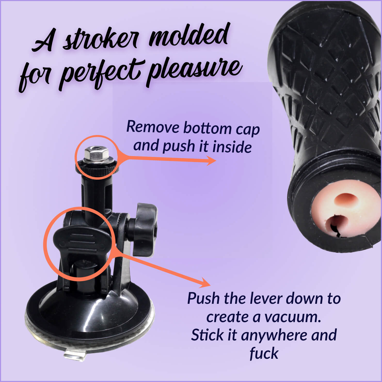 Hands Free Stroker - Fleshlight Stroker - Automatic Male Masturbator