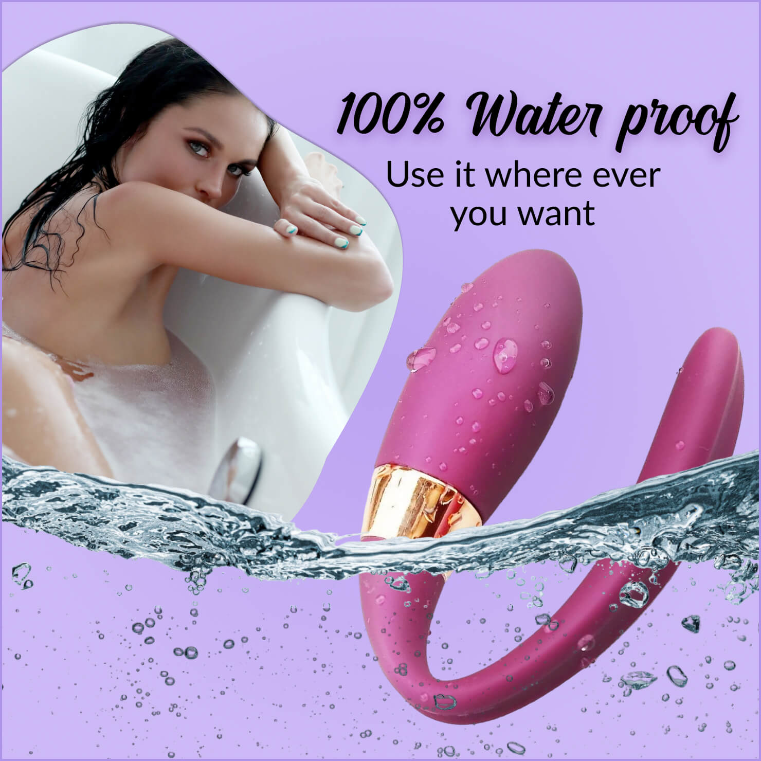 Couples Pleasure Remote Controlled Dual Vibrator - Dual Motors for Intense Sensations - Whisper Quiet - Ergonomic Design for Comfort - Ideal for Couples Play - Rechargeable and Waterproof - Design: Sexual Roleplay Toy