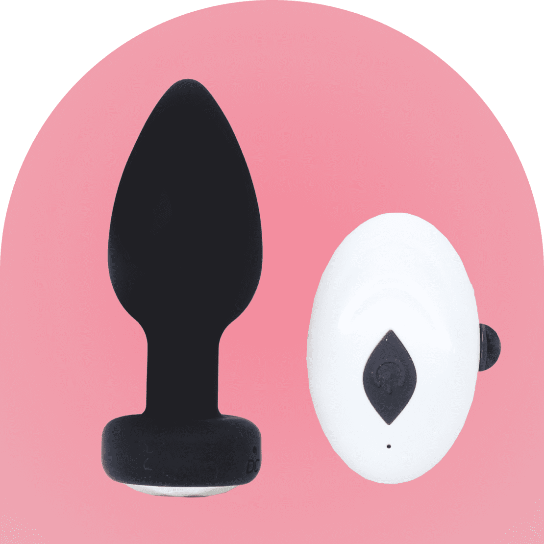 Rechargeable butt plug with remote