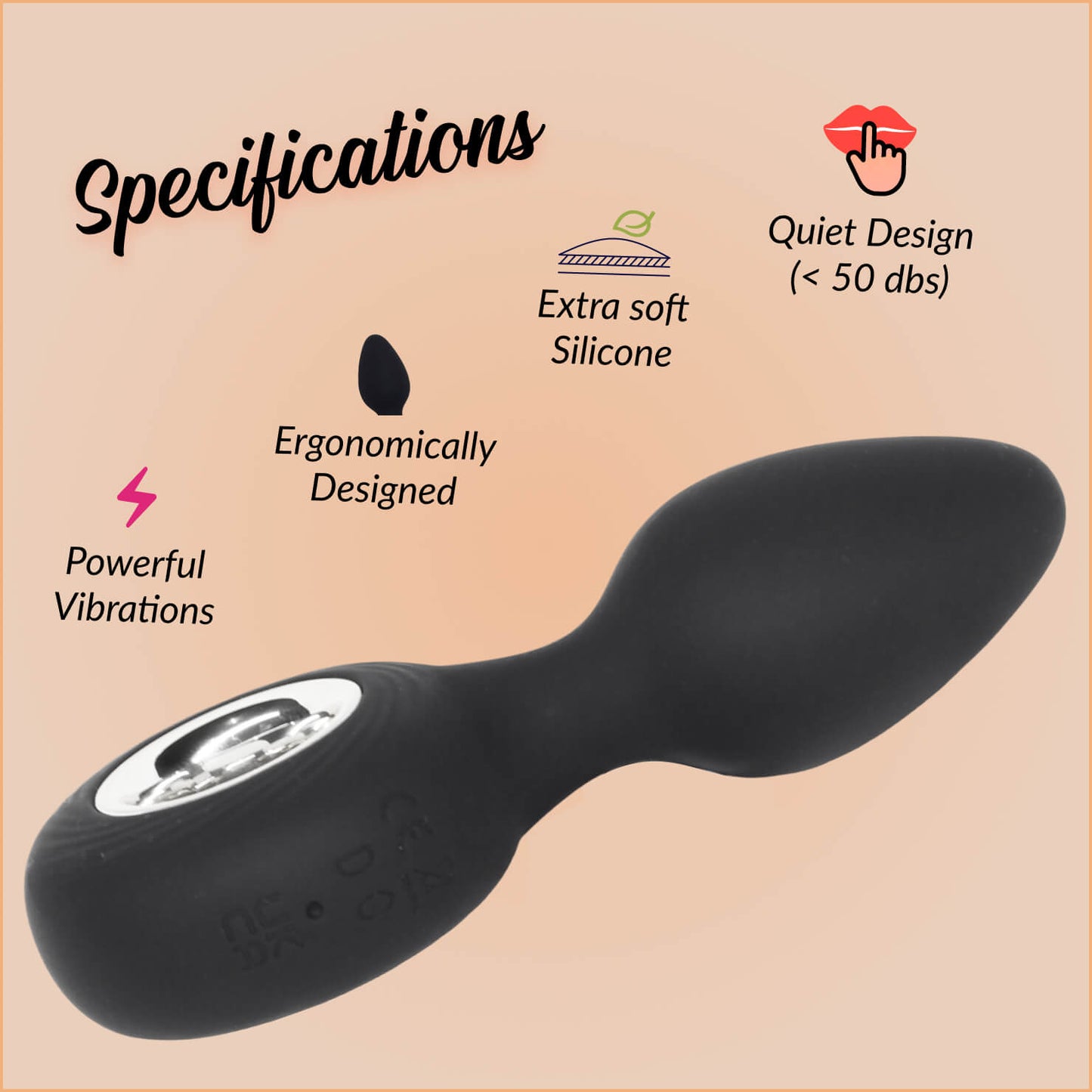 Premium quality vibrating anal toy for beginners 